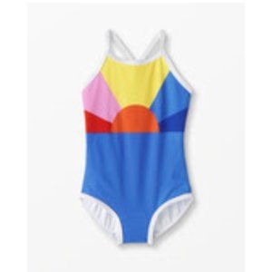 Recycled Sunblock Rainbow One Piece Suit